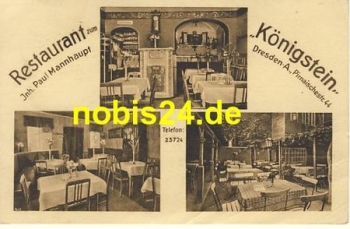 Pirnaische Vorstadt Dresden Gasthof Königst. o 1925