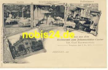 Johannstadt Dresden Restaurant Casino *ca.1900