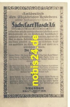 Dresden company Sächsische Cart Maschinen AG *ca.1919