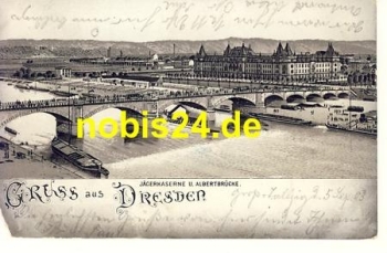 Johannstadt Dresden Jäger barracks military o 1903