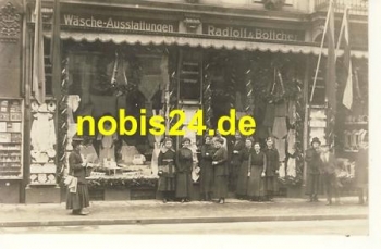 Dresden laundry shop Lindengasse real photo *ca.1910