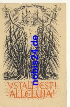 Vstalt Jest Alleluja Künstlerkarte *ca.1940