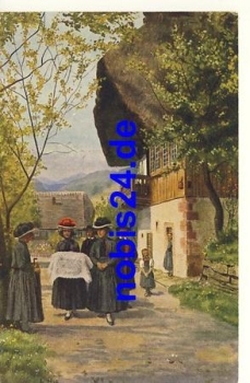 78800 Schwarzwald Trachten Artist Hoffmann *ca.1920