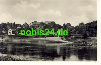 04874 Belgern Elbe ferry house *ca.1958