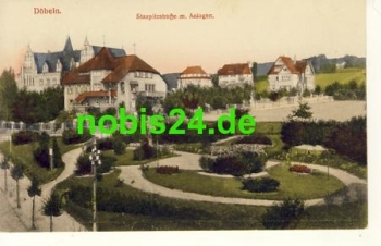 04720 Doebeln Staupitzstrasse Parkanlage *ca.1920