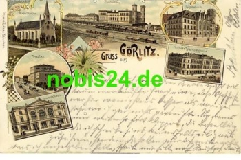 Goerlitz Litho Train Station School o 17.9.1901