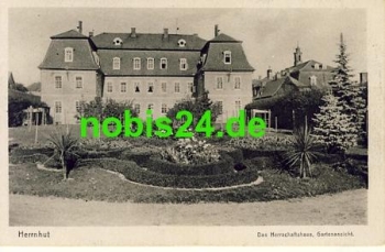 Herrnhut Herrschaftshaus Garten *ca.1955