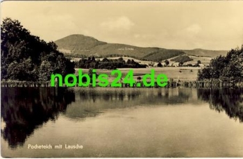 02799 Zittauer Gebirge Pochteich mit Lausche o 1961