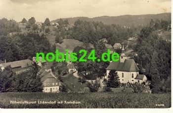 02797 Luckendorf mit Kretscham Kirche o 23.7.1959