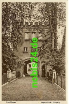 39590 Letzlingen Jagdschloss Eingang *ca.1928