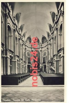 Dresden Kath. Hofkirche Innenansicht *ca.1950