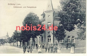 06388 Grobzig Cothenerstrasse Post o 1908