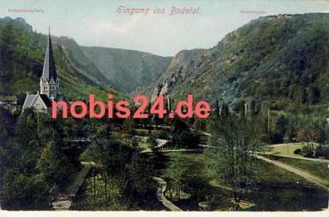 06502 Bodethal Kirche Rosstrappe *ca.1920
