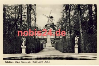 Potsdam Schloss Sanssouci Mühle *ca.1955
