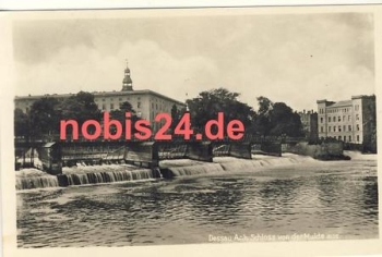 06842 Dessau Schloss von der Mulde aus o 6.9.1942