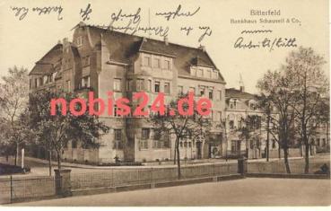 06749 Bitterfeld Bankhaus Schausell *ca.1915
