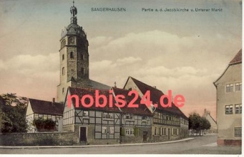 06526 Sangerhausen Jacobikirche Markt *ca.1920