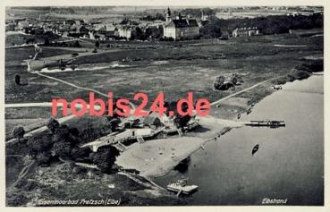 06906 Pretzsch Elbe Elbstrand Gasthof postcard o 10.8.1939