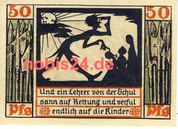 06618 Naumburg emergency money 50 pfennigs 1920