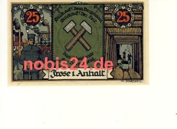 06464 Frose emergency money 25 pfennigs around 1921