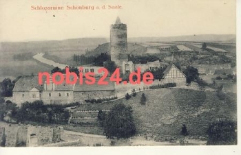 06618 Schonburg Saale Schlossruine o 2.7.1915