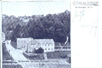 01774 Seifersdorf Restauration Haltestelle o 29.3.1899