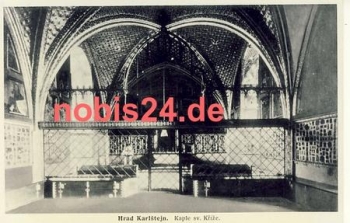 Hrad Karlstejn Kaple sv. Krize  *ca.1940