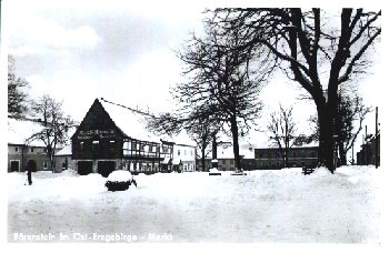01768 Baerenstein Markt Winter  *ca. 1930