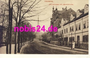 09599 Freiberg Hornstrasse Jakobikirche *ca.1915