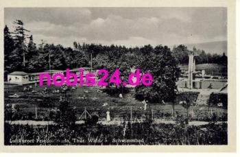 99894 Friedrichroda Wald Schwimmbad o 1950