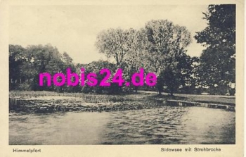 16798 Himmelpfort Sidowsee Straw Bridge *ca.1930