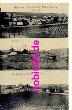 09627 Hilbersdorf train station o 1920