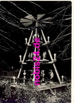 09366 Stollberg Christmas market pyramid *ca.1982