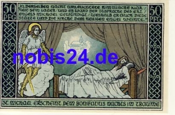 99885 Ohrdruf emergency money 50 pfennigs 1921
