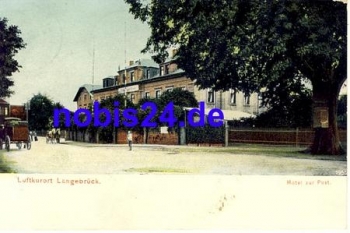 01465 Langebrück Hotel zur Post o 1907