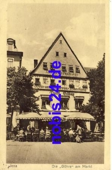 07751 Jena Markt Weinstube Goehre o ca.1920