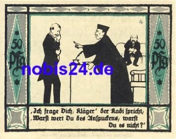 08132 Mulsen St. Jacob emergency money 50 pfennigs 1921