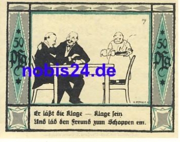 08132 Mulsen St. Jacob emergency money 50 pfennigs 1921