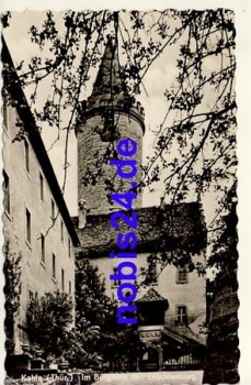 07768 Kahla Leuchenburg Burghof *ca.1961