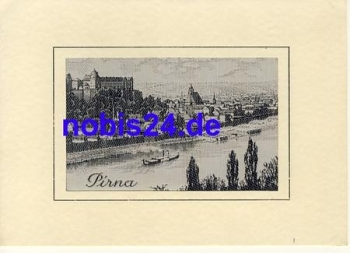 01796 Pirna silk card * around 1930