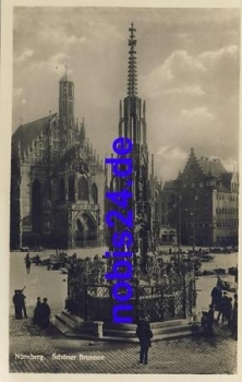 Nuremberg Beautiful Fountain *ca.1930