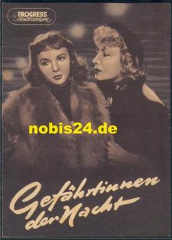 Companions of the Night - French film 45/56 Progress Program with Francoise Arnoul Raymond Pellegrin