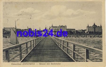 Zinnowitz An der Seebrücke o 1920