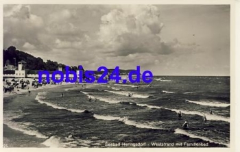 17424 Heringsdorf  Weststrand  Familienbad *ca.1950