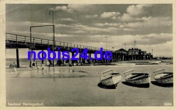 17424 Heringsdorf  Seebrücke o 1957