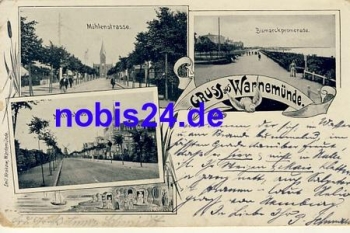Warnemuende Muehlenstrasse o 1900