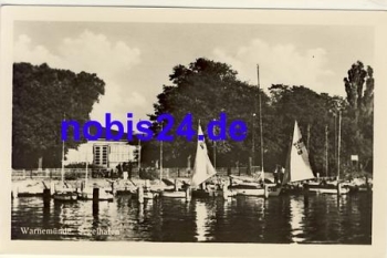 Warnemunde sailing boat harbor *ca.1953