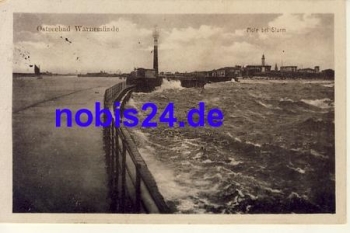 Warnemuende An der Mole o 1925