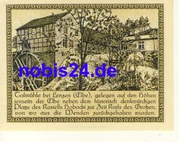 19309 Lenzen emergency money 50 pfennigs around 1920