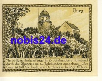 19309 Lenzen emergency money 50 pfennigs around 1920